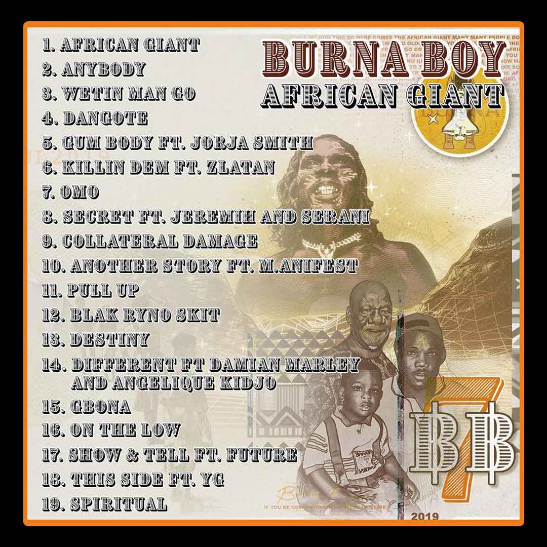 Download Burna Boy African Giant MP3 DOWNLOAD