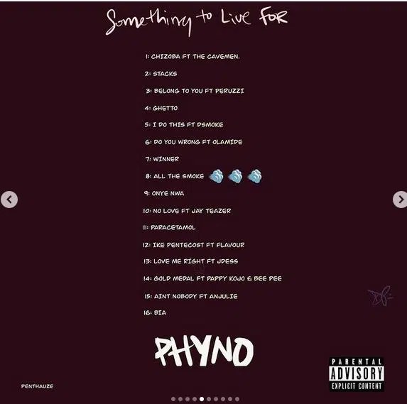 Download Phyno Something To Live For Mp3 Download